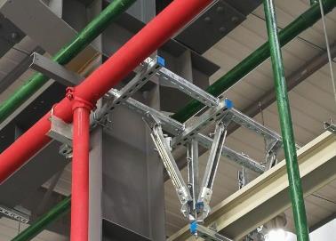 沅江该抗震支架的整体式支吊架结构协调性好